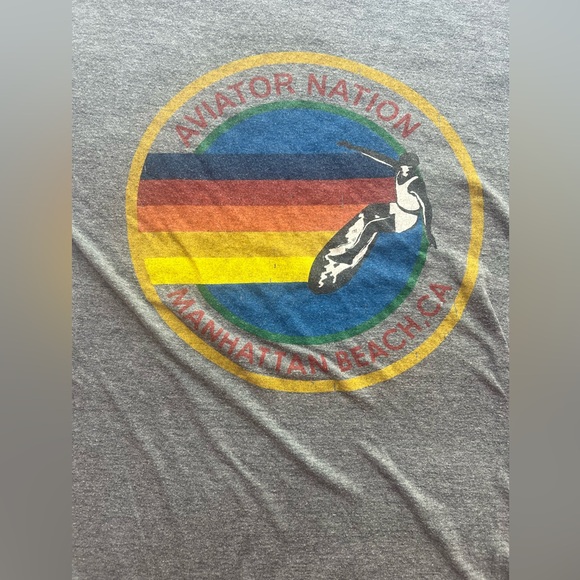 AVIATOR NATION MANHATTAN BEACH TEE SHIRT - Picture 5 of 9